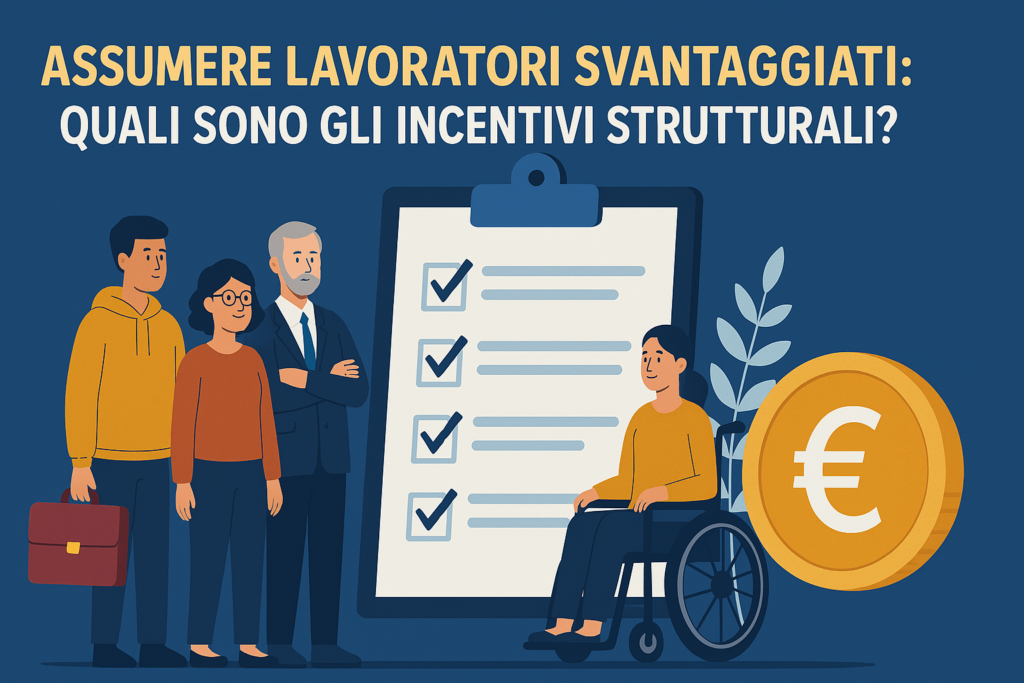 Assumere lavoratori svantaggiati: quali sono gli incentivi strutturali?